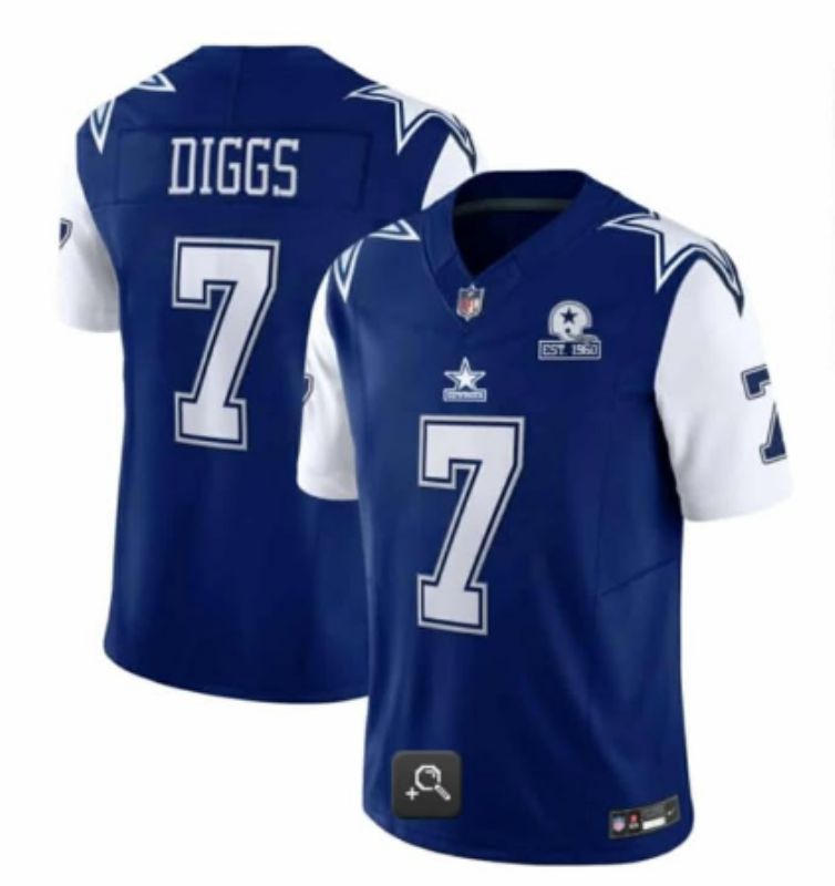Men 2025 Dallas Cowboys #7 Diggs Drak blue Nike Limited NFL Jersey style 040->dallas cowboys->NFL Jersey